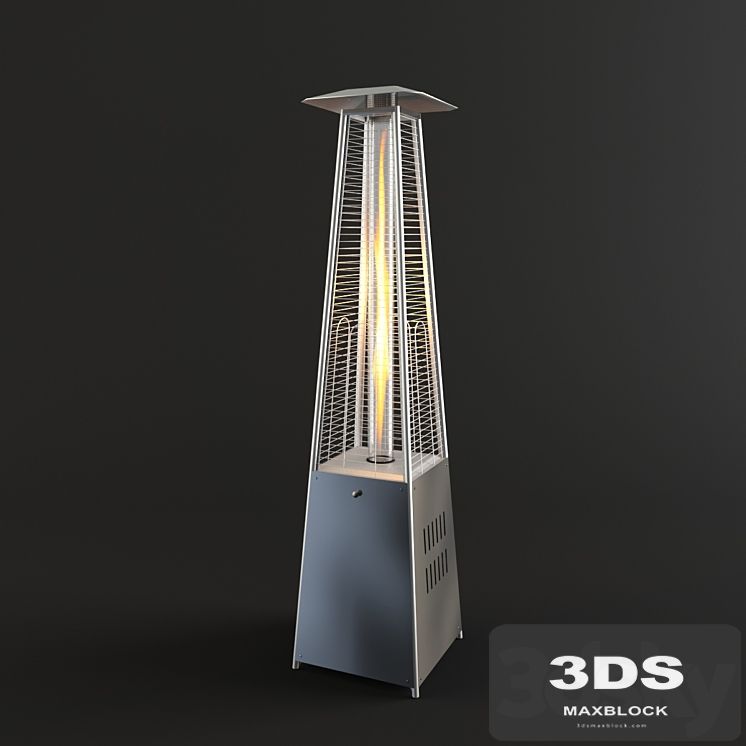 Pyramid Flame Heater