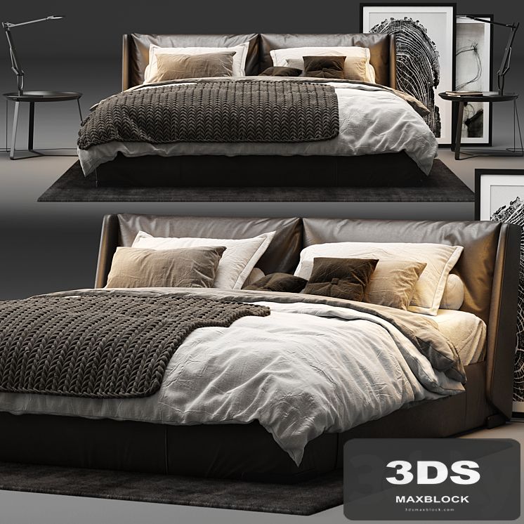 Natuzzi - Fenice Bed
