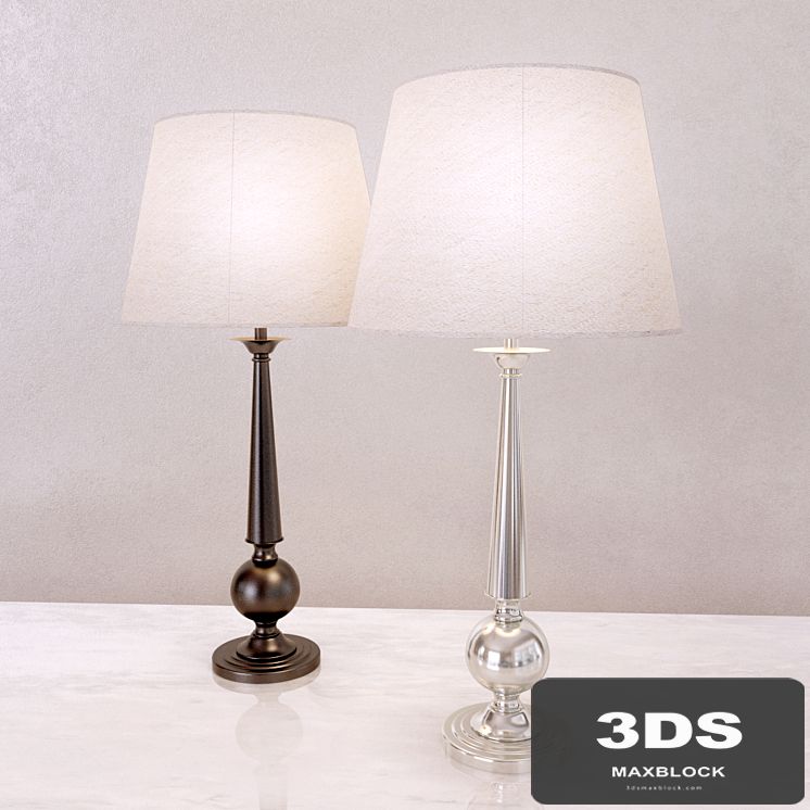 GILLIAN CANDLESTICK BEDSIDE LAMP