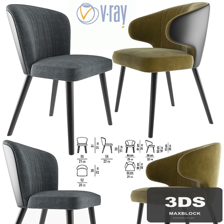 Minotti Aston Dining Chair