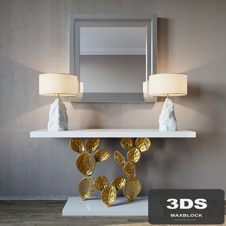 Ginger & Jagger Cactus console and Pico lamp