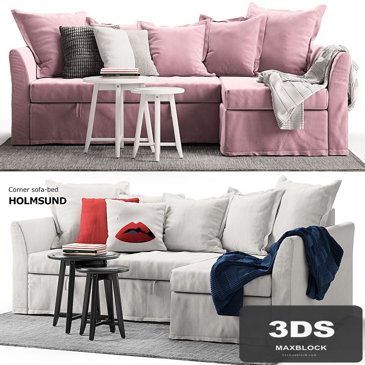 Corner sofa-bed HOLMSUND Ikea / Corner sofa HOLMASUND Ikea
