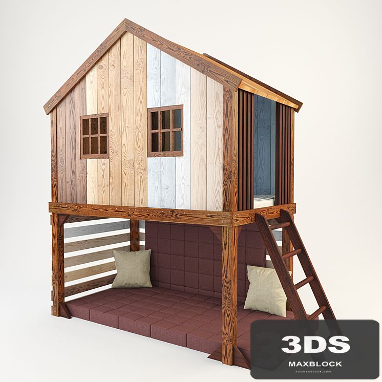House-bed for a child.