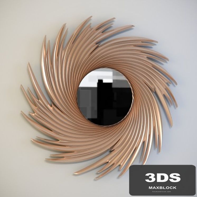 Art-Deco Sun Mirror
