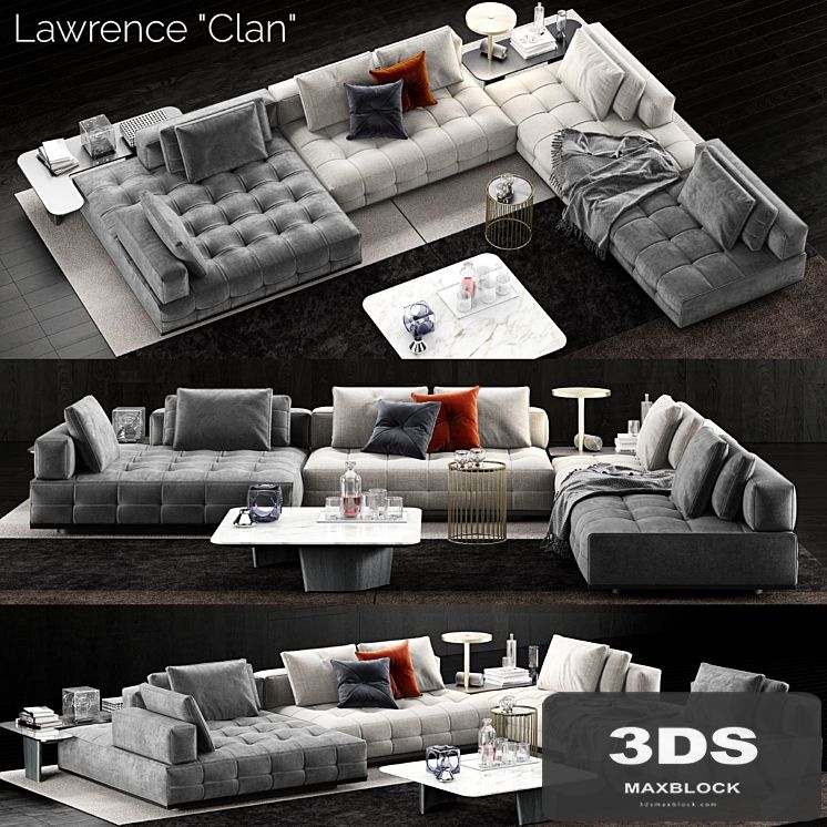 Minotti Lawrence Clan Sofa 4