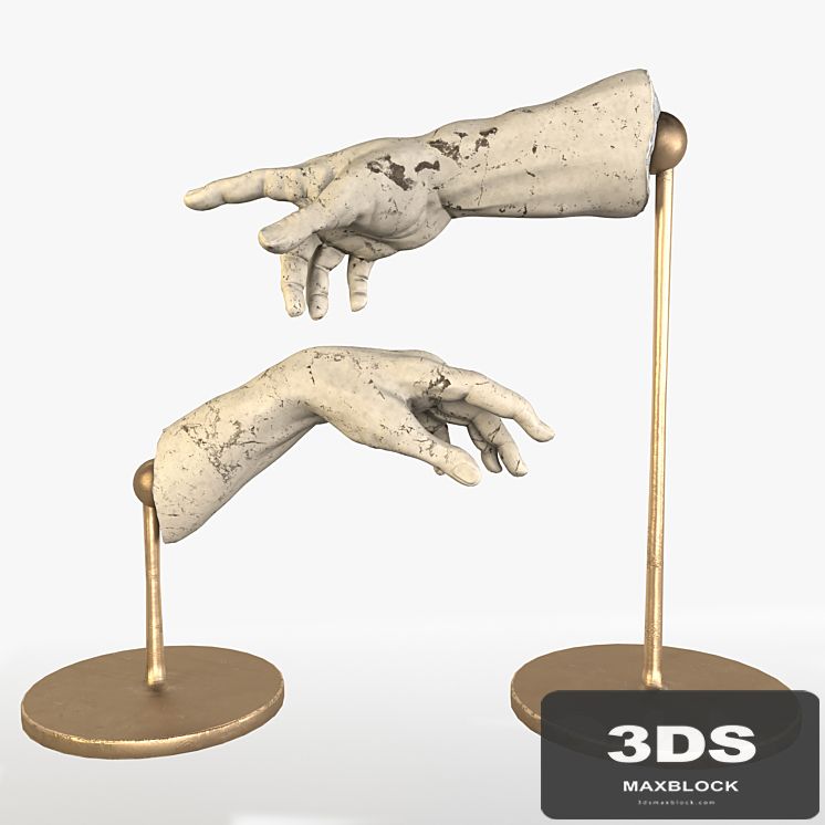 The Creation of Adam Sculpture