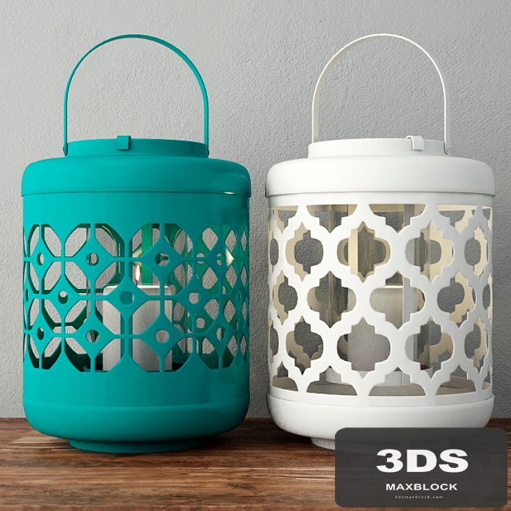 Dharma Metal Lantern Set