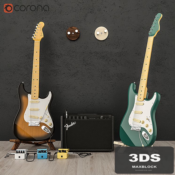 Fender guitar set