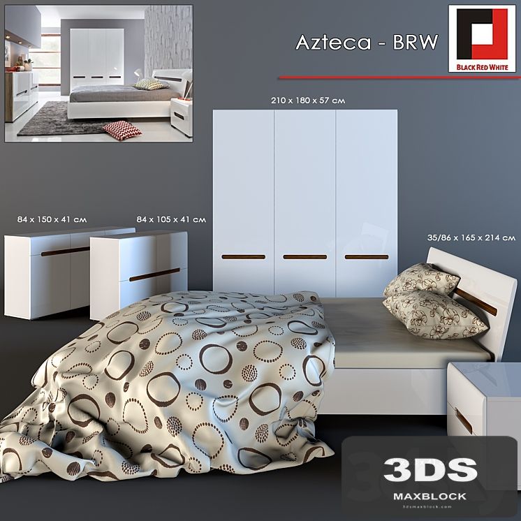 Bedroom set Azteca - BRW