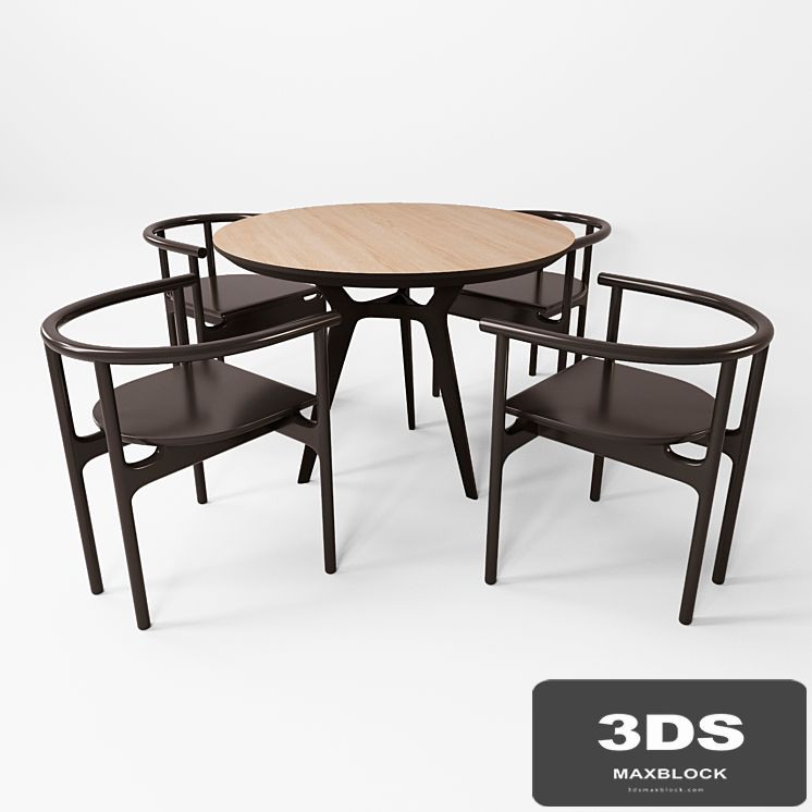 Table and semi-armchair UNIKA MOBLAR