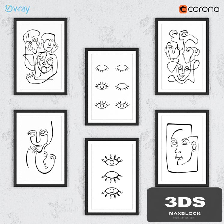 Abstract portraits.