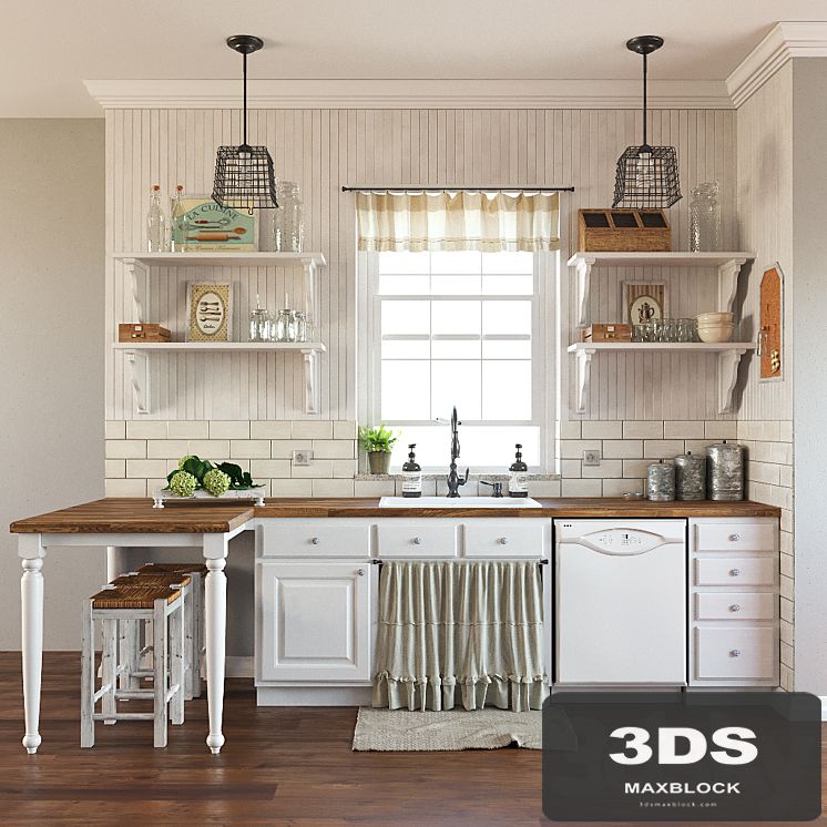 Kitchen in the style of "Provence"
