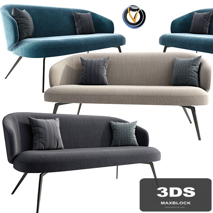 Lema Bice Living Furniture Occasional Sofa