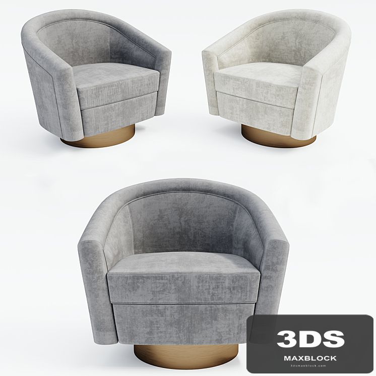 Eichholtz_Swivel Chair Catene