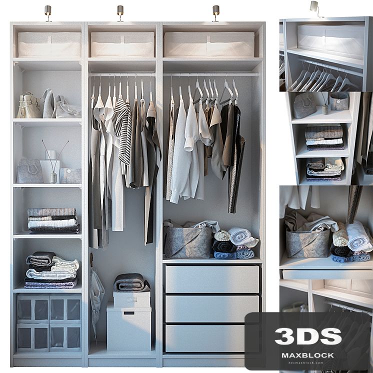 Wardrobe with filling