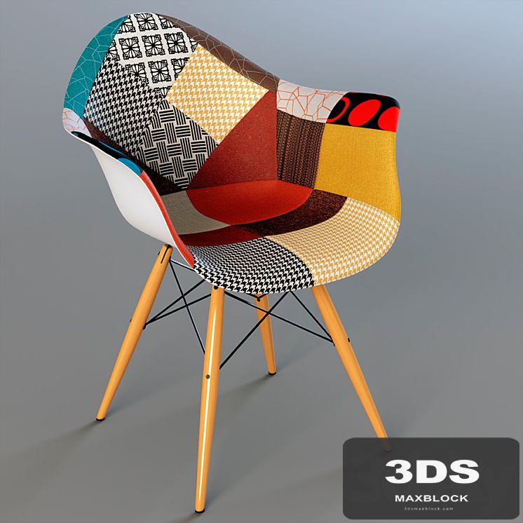 Chair Eames dsw patchwork