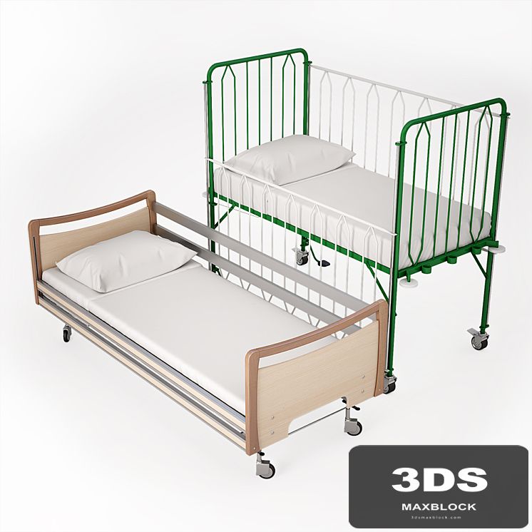 Ambulatory bed, adult, nursery.
