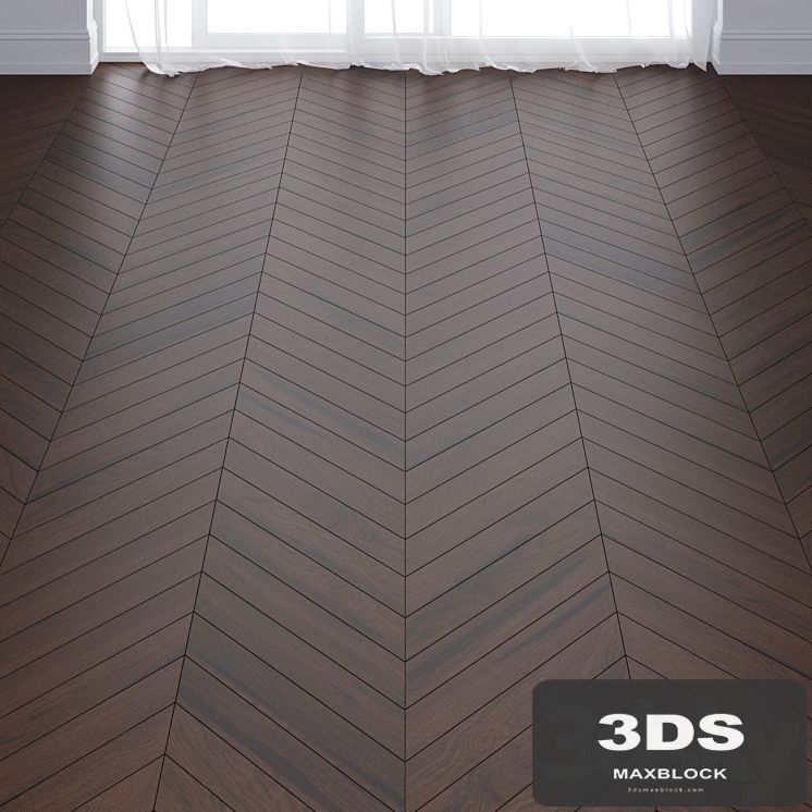 Ebony Oak Wood Parquet Floor in 3 types