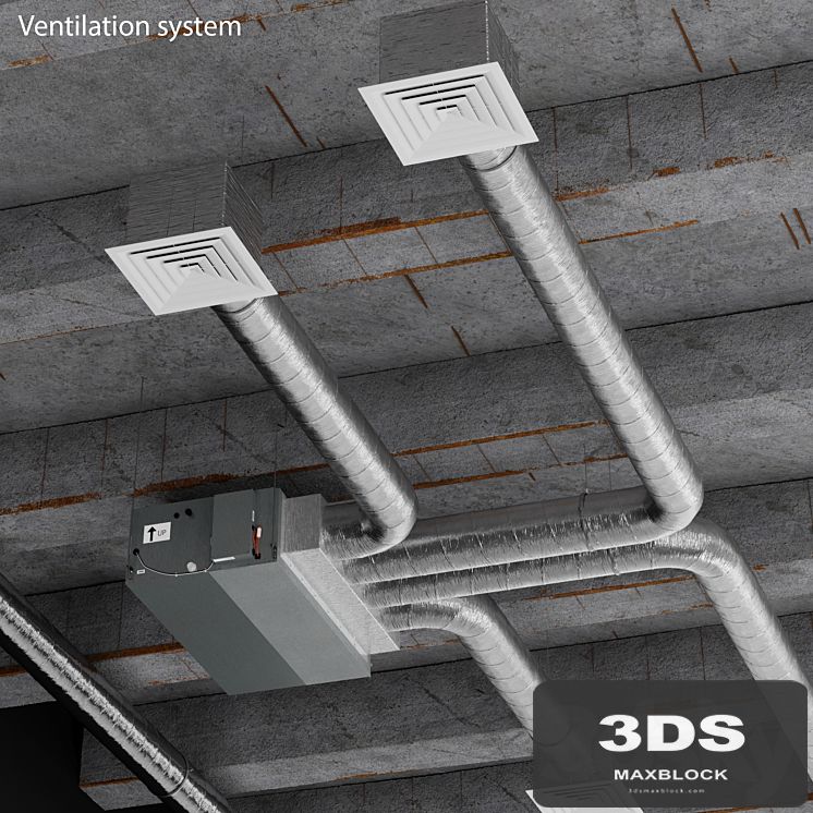 Ceiling ventilation system