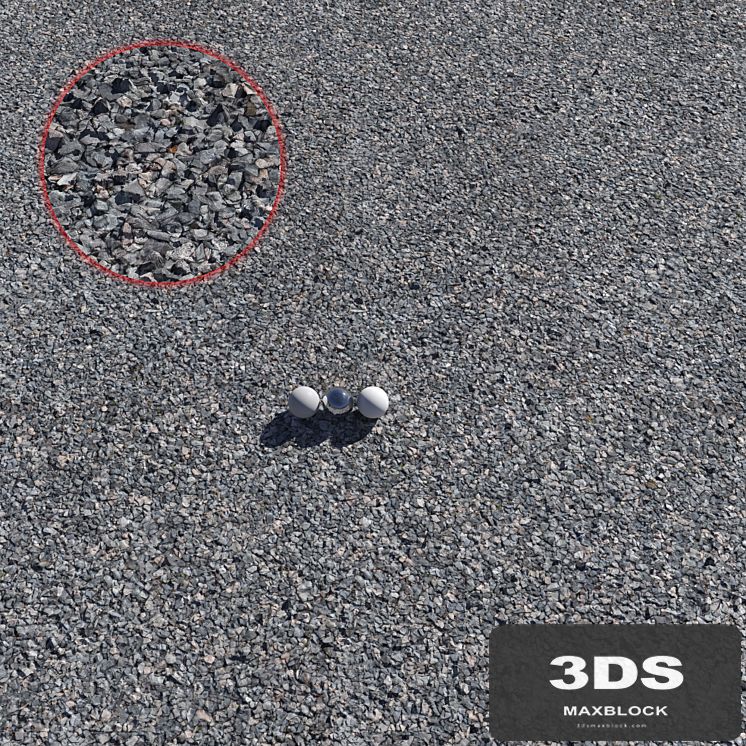 Crushed gravel