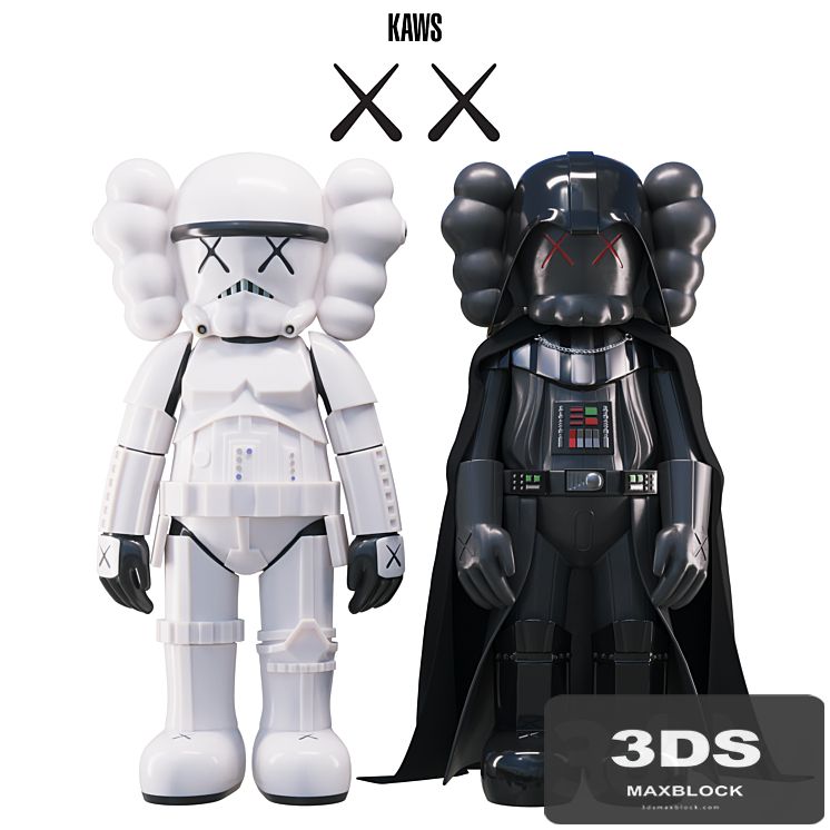 KAWS Stormtrooper Darth Vader
