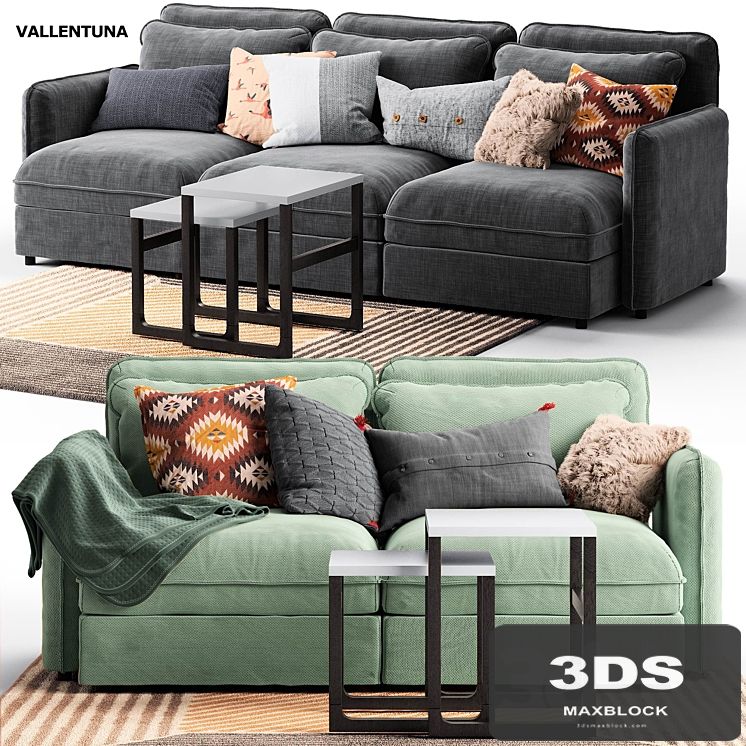 VALLENTUNA 2-seat, 3-seat Ikea / VALLENTUNA Ikea