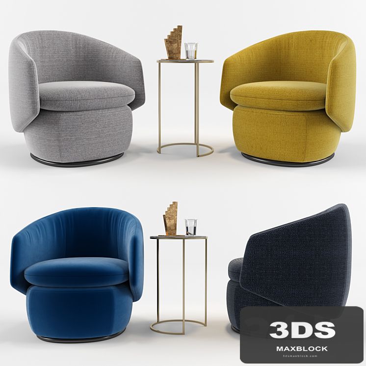 Crescent Swivel Chair_West elm