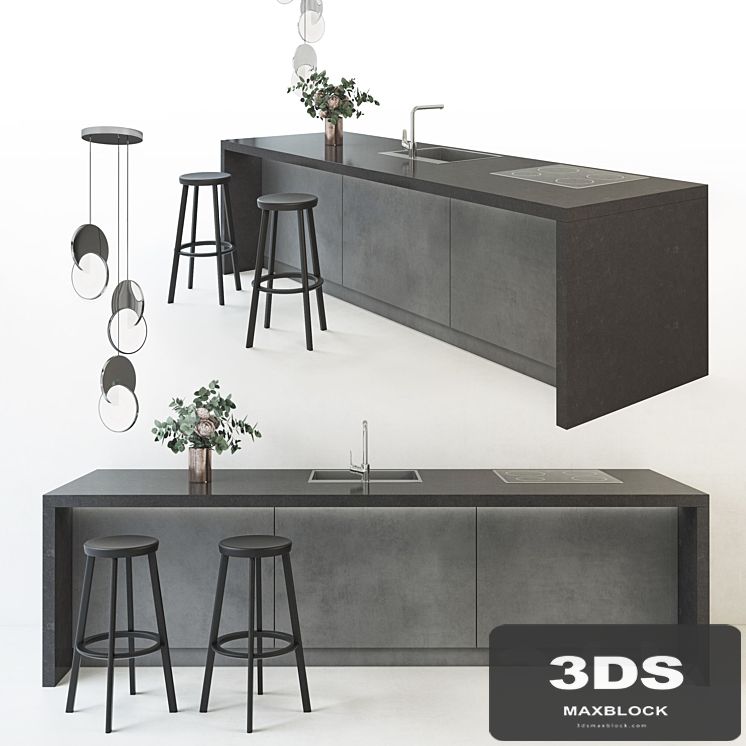 Kitchen island set
