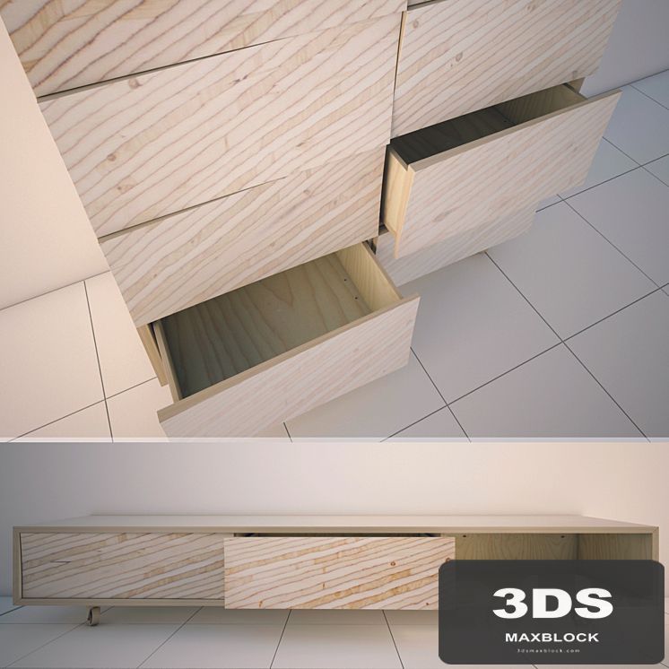 dresser and TV-stands Archpole origami ply