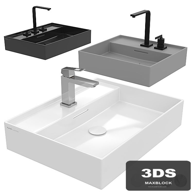 Washbasins Laufen Kartell.