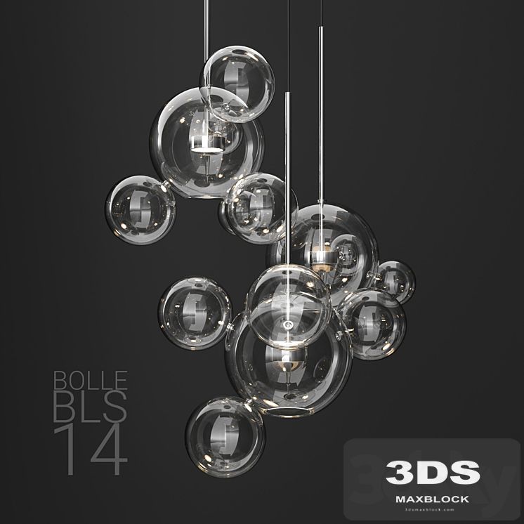 Giopato & Coombes BOLLE 14 bubble 2 CLEAR / SILVER