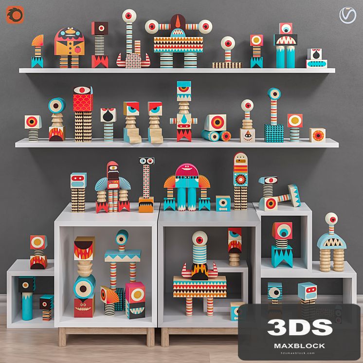 Toys and furniture set 30