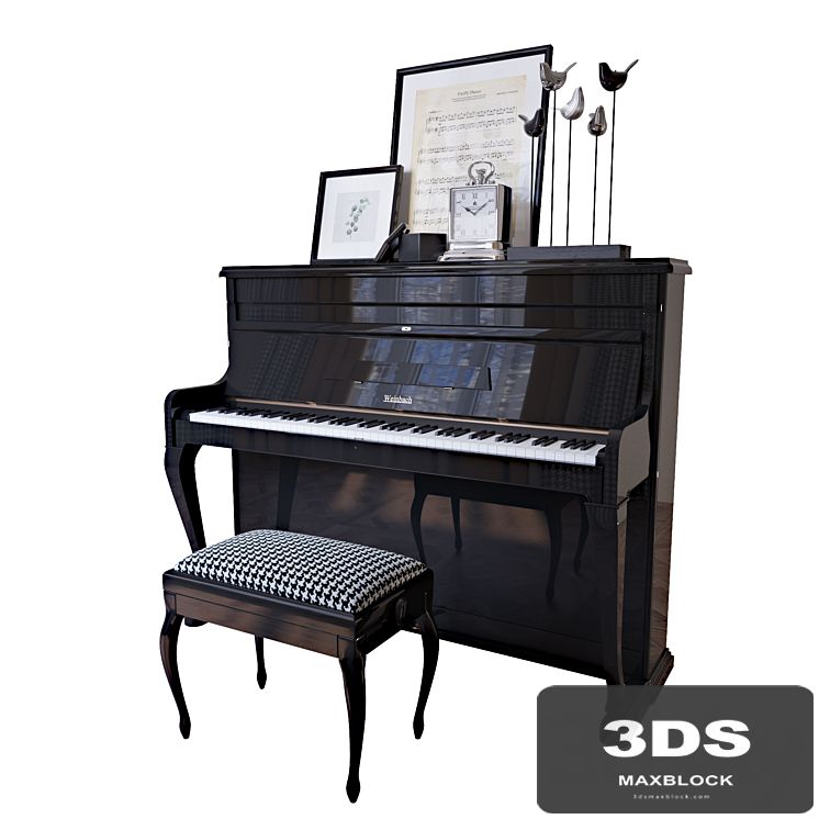 The piano "Weinbach", banquet and decor (Piano Weinbach banquet and decor)