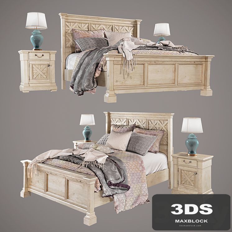 Bolanburg Queen Bed with 2 Nightstands