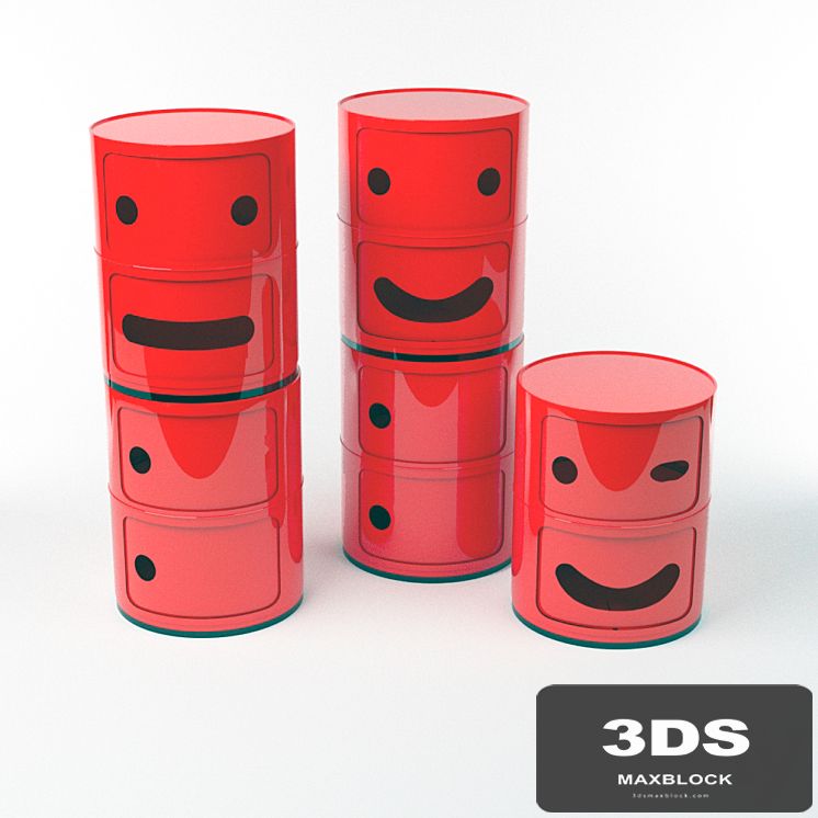 Kartell Chests "Componibili Smile"