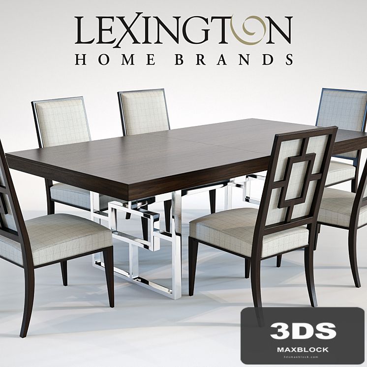 Lexington MONROE DINING TABLE &amp; LEIGH SIDE CHAIR