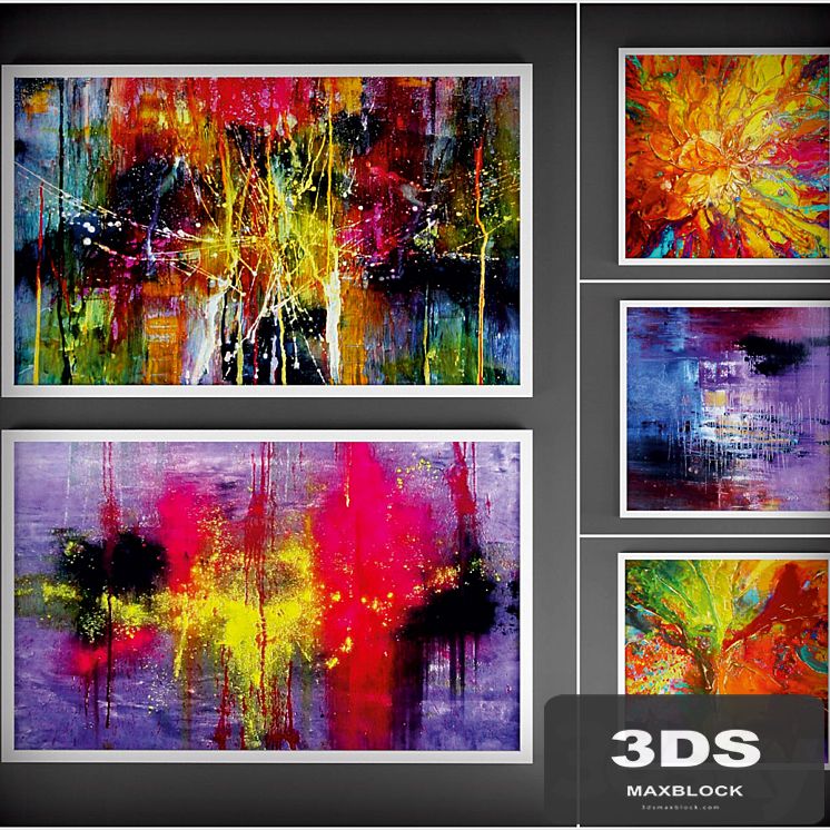 Collection of paintings "Abstract" 2