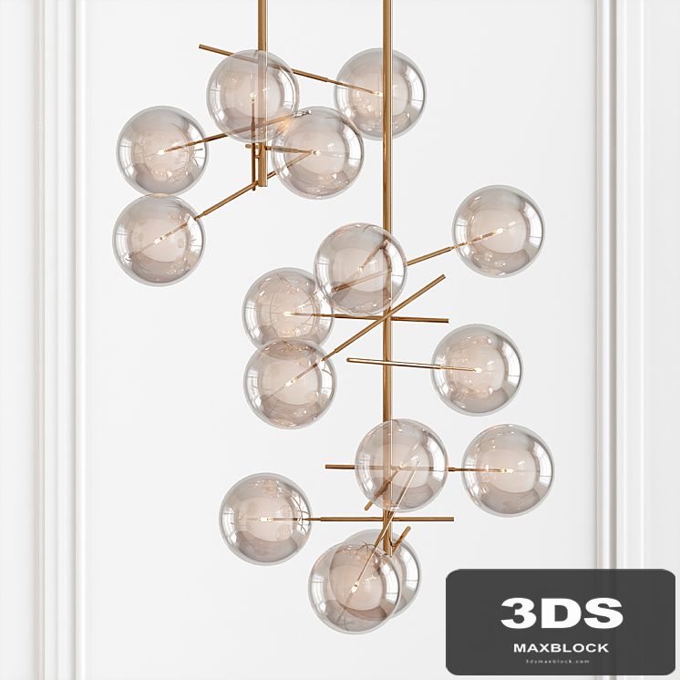 Ochre  at MaisonGallotti & Radice Bolle Pendant Light by Massimo Castagna