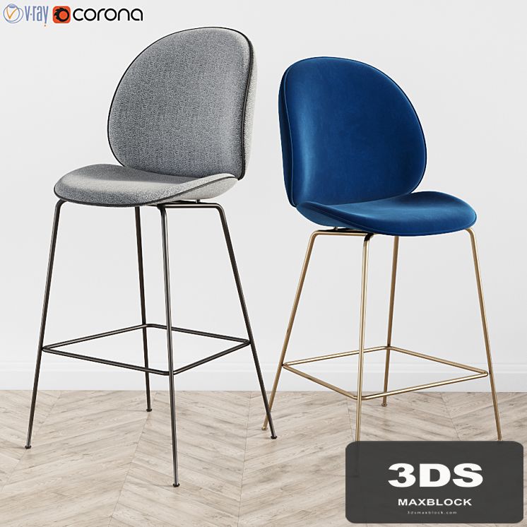 Gubi Beetle Bar Stool & Coutner Stool