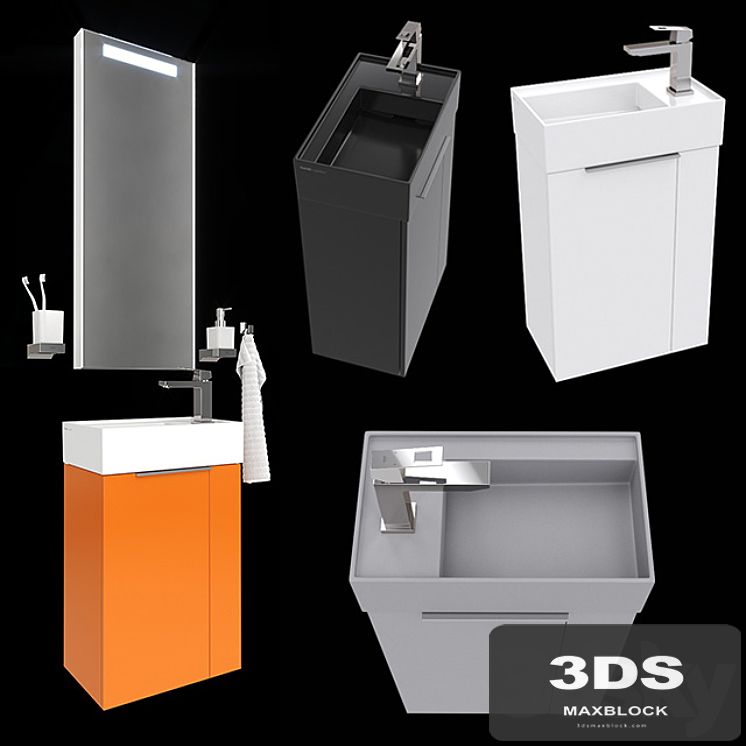 Mini-washbasin Laufen Kartell 815334 (815335).