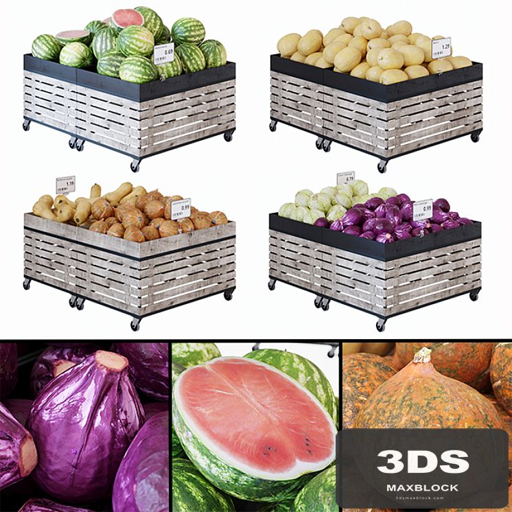 Racks for vegetables / fruits