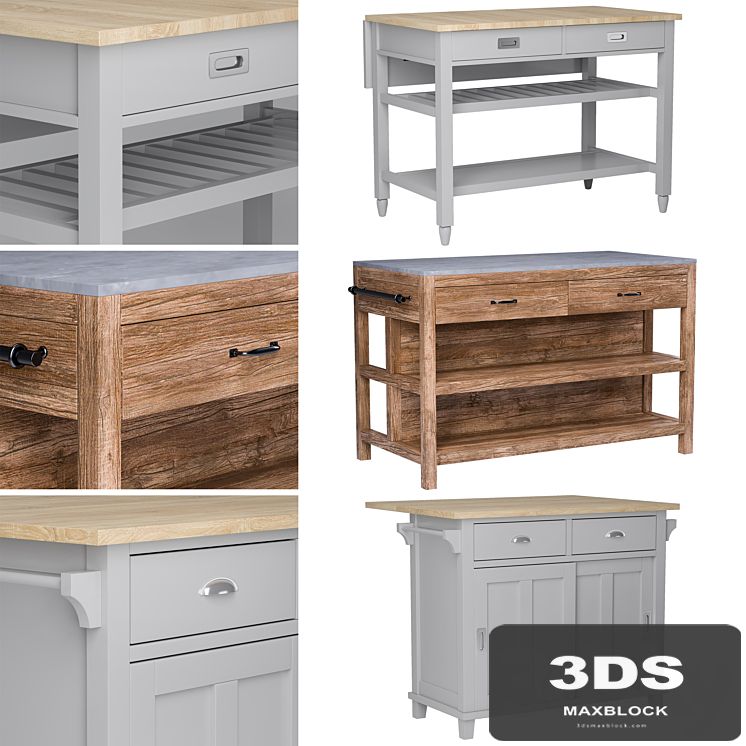 Kitchen Islands Set 2
