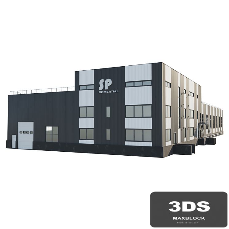 Warehouse with attached office