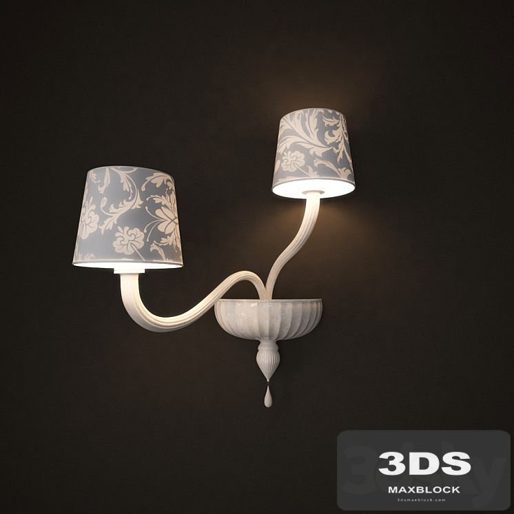 Fortuny 2 Arm Garbo LED Chandelier