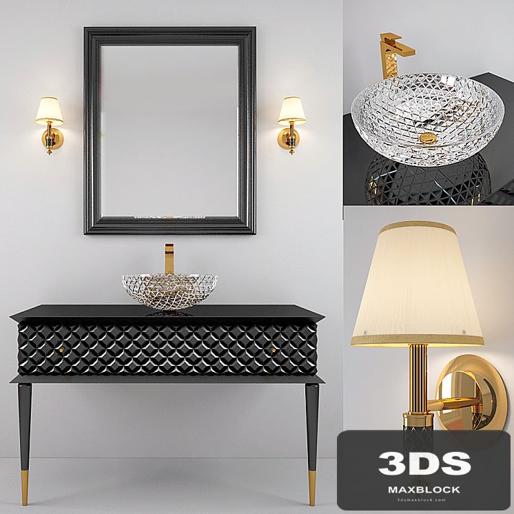 bathroom furniture Armadi Art Capitone