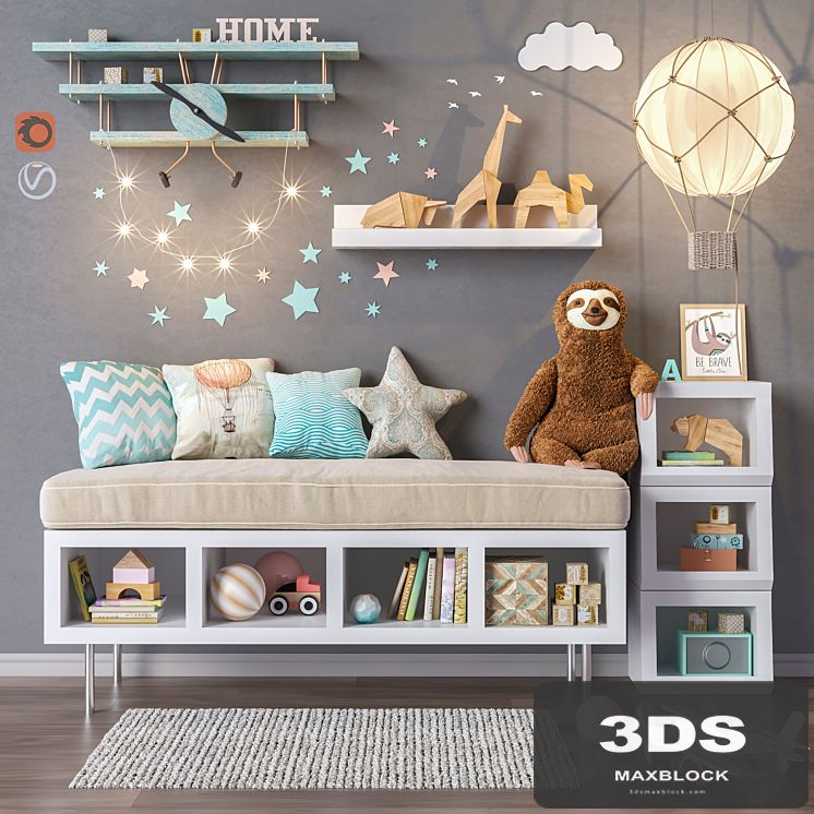 Toys and furniture set 32
