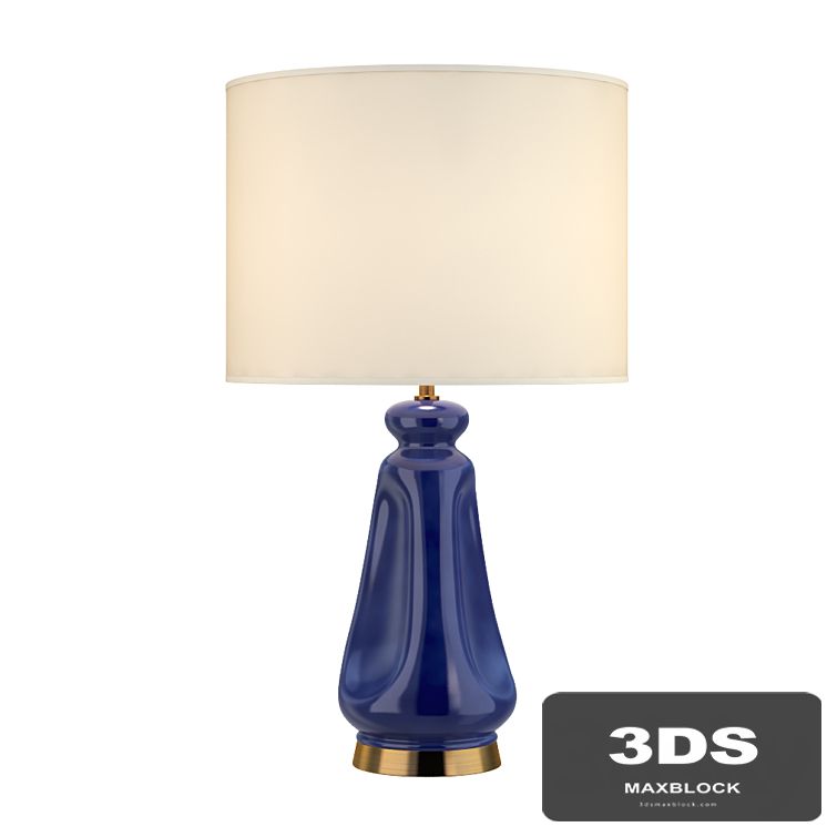 Casual Kapila Table Lamp In Blue Celadon