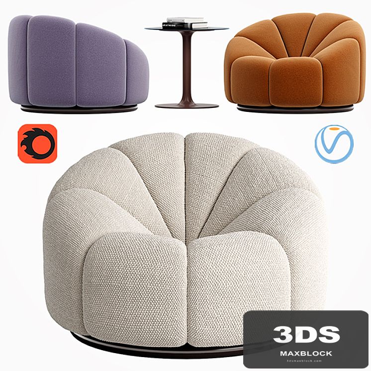 Pierre Paulin Fauteuil Alpha