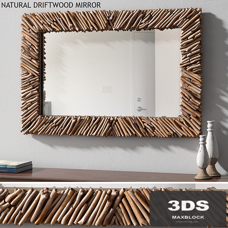 Pottery barn NATURAL DRIFTWOOD MIRROR
