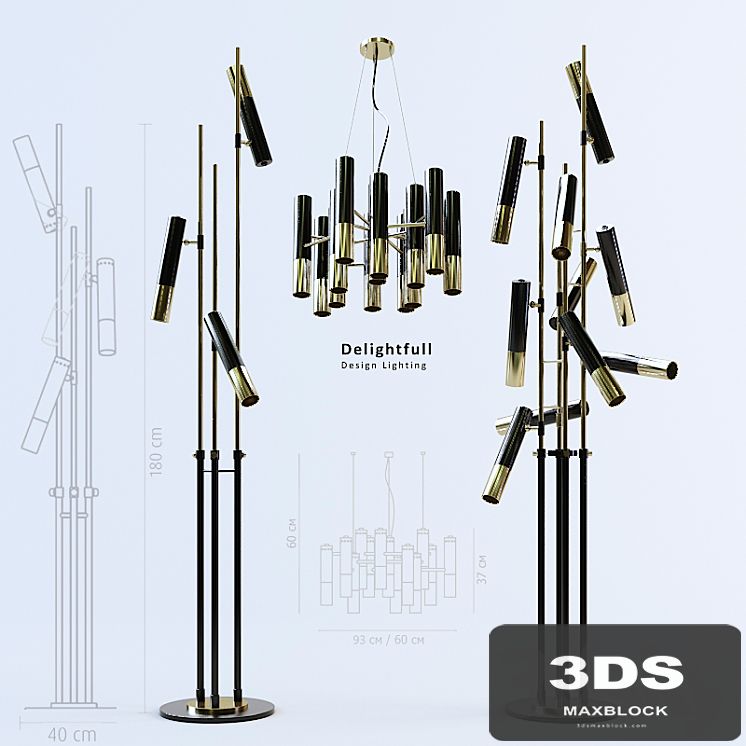 Floor lamps and ceiling lighting Ike Delightfull